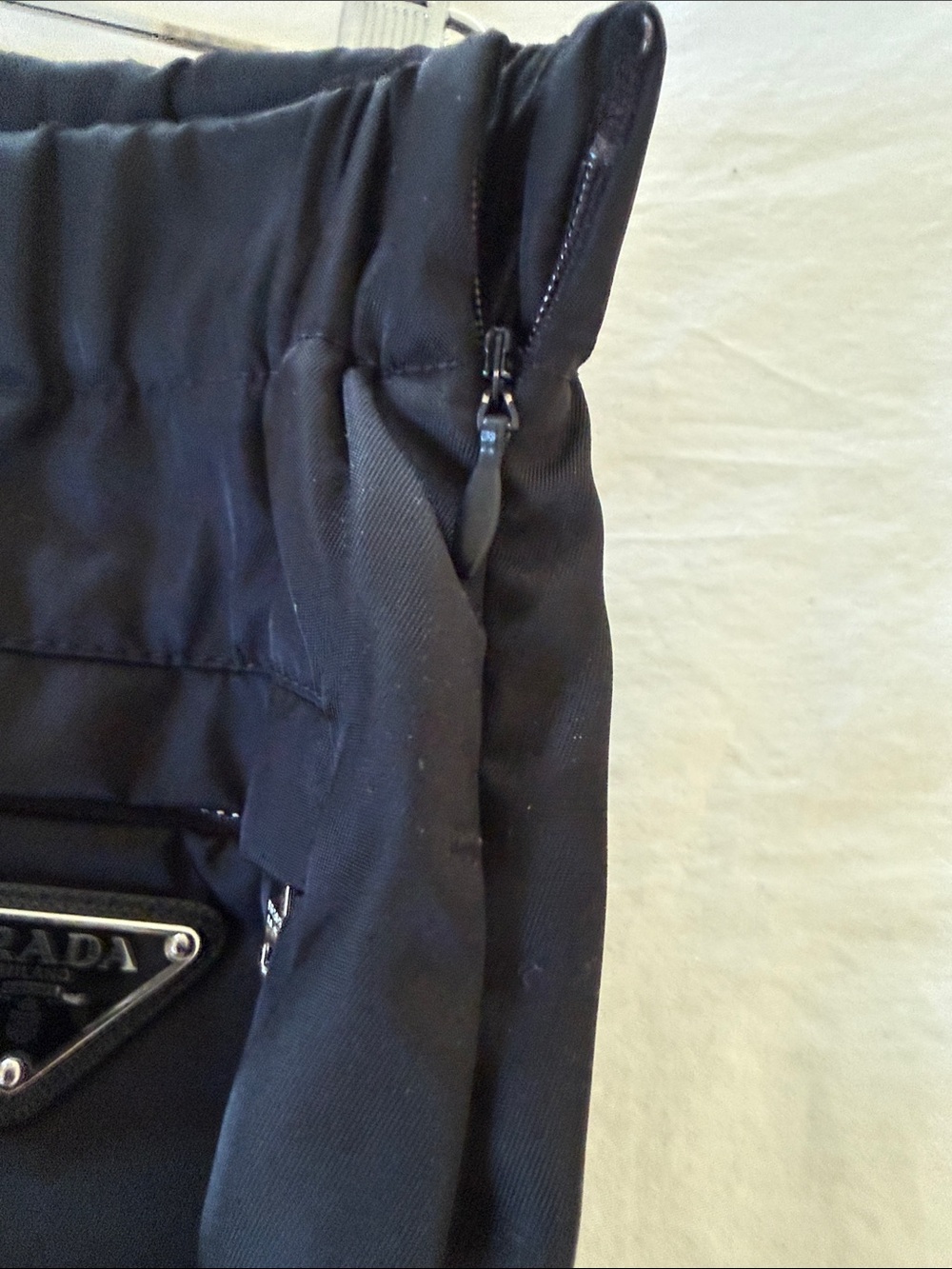 Authentic black Prada  Re/Nylon Track Pants - Picture 6 of 9